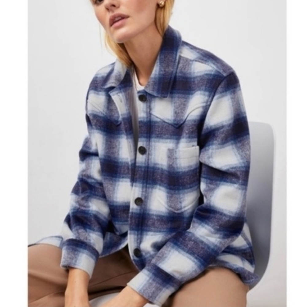 NWT Rails Tripp Flannel Shirt Jacket. Size M